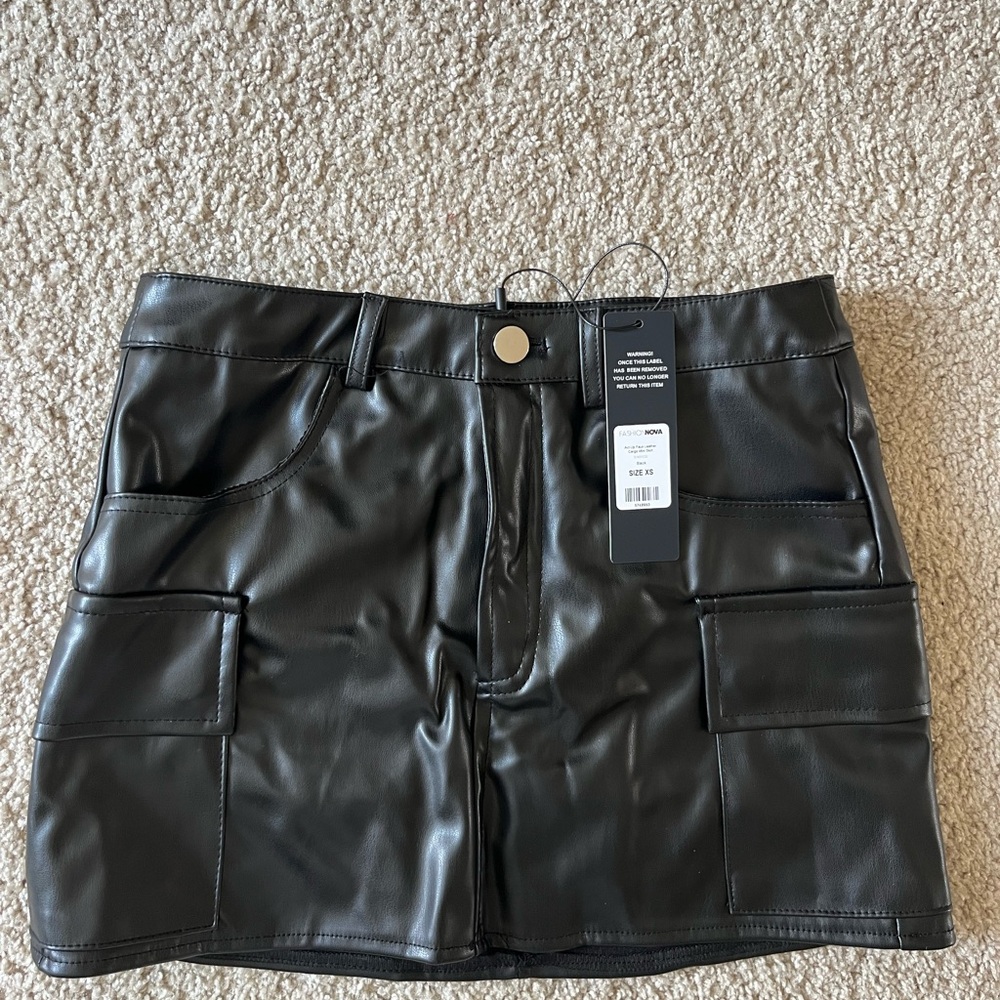 Fashion Nova Black Mini Skirt